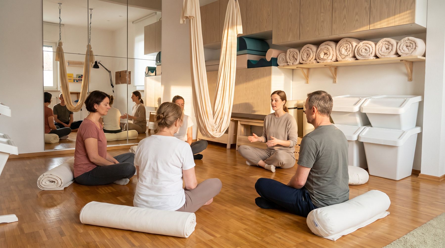 Entspannungsgruppe für Erwachsene im Cerebellum von ergo momentum